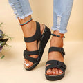 2025 New Sandals Shoes Women Soft Women's Sandals Slip on Open Toe Walking Shoes Slipper Party Footwear Female Zapatillas