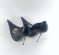 SEEK MATEEuropean and American Super High Heels, Thin Heels, Hate Sky High Snake Pattern, Men and Women's Love Shoe Fashion Show