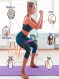 Yoga Pilates Yoga Elastic Resistance Bands, Exercise Stretch Flex Band For Booty Legs Workout