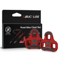 BUCKLOS Bicycle Self-Locking Pedal Cleats for LOOK KEO Professional Road Bike Pedals Shoes Cleat 0/4.5/9 Degree Float Cleats