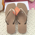 Havaianas Flip Flops Both Men and Women Can Wear It Outdoor Travel Fashionable Slippers Soft Rubber Women's Shoes Free Shipping