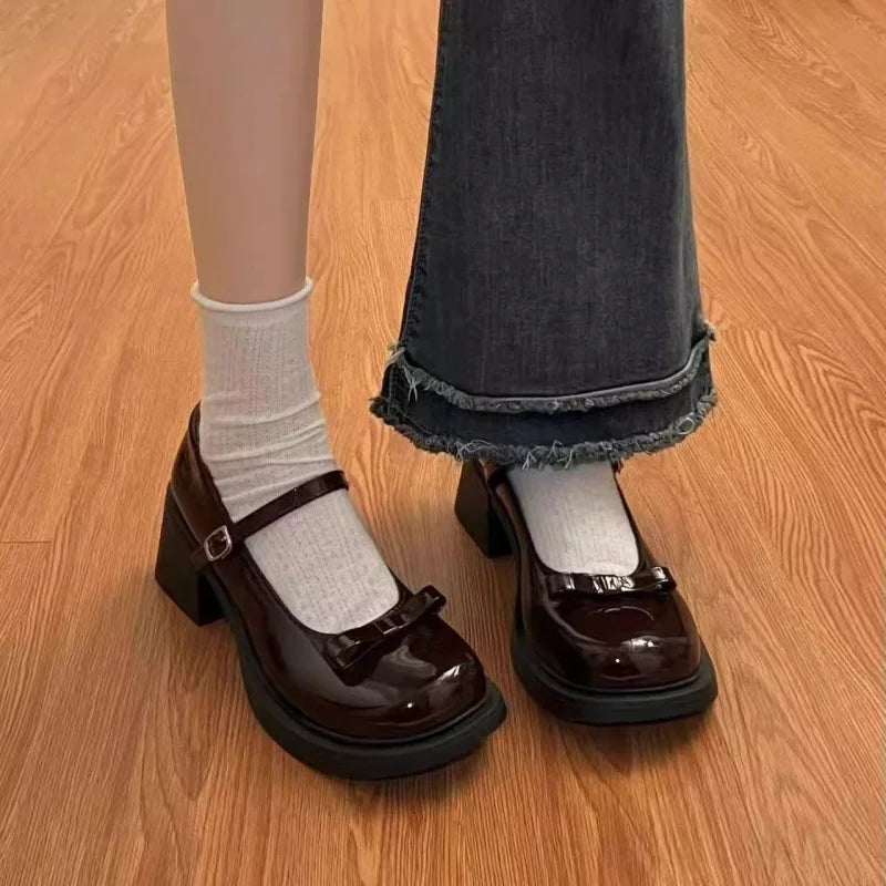 Spring and Autumn Elegant Round Head Sexy Low Heel Casual Single Shoes Fashionable Best Selling New Comfortable Women's Shoes