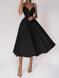 Elegant Women's Dresses Temperament Multicolor Halter Summer Sexy Dresses Ladies Swing Party Gowns Dresses for Female 2025 New