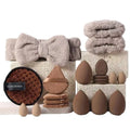 Makeup set kit 33pcs beauty set makeup kit large and small beauty sponges for flawless makeup application and removal of makeup full set