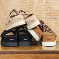 Summer Platform Women Men Slippers Genuine Cow Leather Beach Womens Buckle Chunky Sandals Vacation Slides for Ladies Footwear