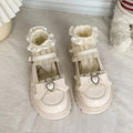 2025 Summer New School Girl JK Loafer Pumps Platform Shoes Japanese Style Lolita Y2K Kawaii Jirai Kei Fashion