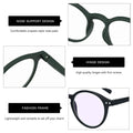 BLUEMOKY Vintage Round Prescription Glasses For Men Women Stylish Photochromic Progressive Optical Eyeglasses
