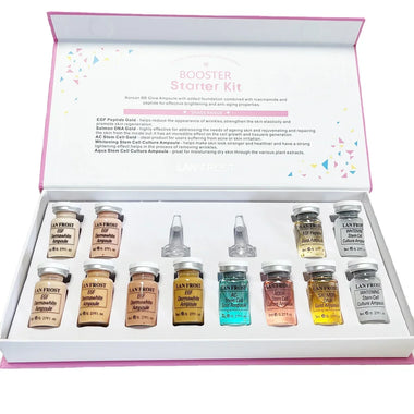 BB Cream Glow Face Skin Care Serum Essence Ampoule Foundation Hyaluronic Acid Peptide Moisturizing Skin Rejuvenation Care Kit