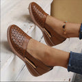 Women's Summer Flat Round Toe Sandals 2023 New Retro Button Sandals Comfy Mary Jane Comfortable Shoes for Women Plus Size 43