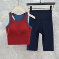 Women's Workout Sports Bra Summer Breathable Racerback Yoga Running Top
