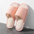 Four Season Linen Home Slippers Women Indoor Bedroom Women House Slides Autumn Unisex Lovers Shoes Adults Outdoor Casual Sandals