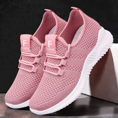 2026 New Women's Casual Sports Shoes, Summer Breathable Flat Shoes, Fashionable Sports Shoes, Plus Size Running Shoes