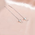 Korean Style Contracted Heart Pearl Earrings For Women Sweet Flower Zircon Geometric Pendant Earring Girl Party Jewelry Gift