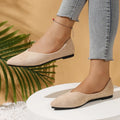 2026 Casual Breathable Pointed-toe Shoes for Women in Summer  Autumn Fashion Bag Head Comfortable Flat Shoes