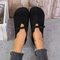 Retro Flat Shoes New Design Shallow Loafers Women's Casual and Comfortable Solid Color Women's Shoes Zapatos De Muje