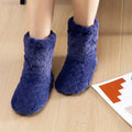 2026 Winter Adult Thick Warm Floor Shoes High Tube Non-Slip Indoor Cotton Shoes Plush Home Slippers Shoes Men And Women