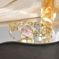 Creative Ladies Bracelet Alloy Watch Adjustable Elegant Women Style Quartz Movement Fashion Accessory Quartz Watch