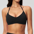 Women Sports Bra Women Yoga Bra Hanging Neck Sports Bra Gym Top Running Push Up Breathable Sports Underwear Women Fitness Bra Workout Top Women