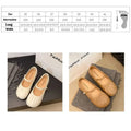 2025 Soft Bottom Mary Jane Shoes Crossover Elastic Bands Half Slippers Ballet Flats Soft Leather Elegant Women Shoe