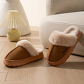Winter Indoor Women's Slippers Warm Non-slip Fuzzy Thick Sole Breathable Leisure Couple Home Shoes Outdoor Snow Boots