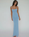 Hugcitar Summer Solid Sleeveless Backless Elegant Sexy Bodycon Y2K Maxi Prom Dress Women Clothes Birthday Party Casual Y2K