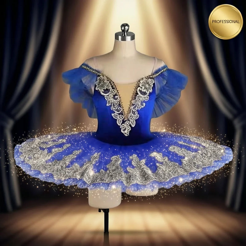 Classic Professional Ballet Tutu Adult Kids White Swan Lake Ballet Costume Pancake Tutu Ballerina Party Dance Dress Girls Women