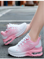 Women's Shoes Running Women's Air Cushion Running Shoes Spring And Summer Low Top Mesh Outdoor Breathable Casual Student Sports Shoes Jogging Shoes