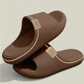 Women's Home Slippers Outdoor Couple's Sandals Non-Slip Beach Slides Soft Sole Indoor Bathroom Slippers For Men Women Flat Shoes