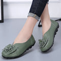 Women Flats Genuine Leather Fashion Tenis Women Shoes Moccasins Ballet Flats Slip On Women Shoe Black Zapatos De Mujer Plus Size