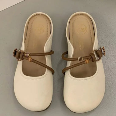 Crestar Women's Flat Slip-On Sandals Soft Sole Outdoor Summer Slippers New Pure Color Sandals Ladies Casual Flat Bottom Slides