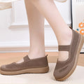 YNPO Summer New Women Cloth Shoes Slip on Perforated Soft Sole Non Slip Driving Moccasins Breathable Casual Flats