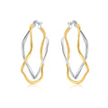Original 2026 S925 Sterling Silver Zircon 18K Gold Lining Vintage Hoop Earrings for Women Birthday Party Wedding Gift Jewellery