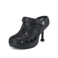 Handmade Diamond Inlaid Green Pumps High Heels Sandals Snake Shaped Slim Heels Pointed Sexy Women's Shoes Bride's Sandales