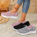 Breathable Womens Slip On Sneakers Soft Sole Comfortable Lightweight Casual Shoes for Everyday Walking Low Top