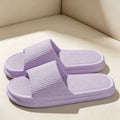 2025 Indoor Women Fashion Slippers Ladies Slant Striped Non-slip Flat Sandals Men Soft EVA Slides Summer Couples Cute Home Shoes