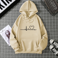 2025 Winter New Women's Hoodie High Street Unisex Style Double Pockets Sweatshirts Outerwear Plus-Size Women's Clothing CYXX247