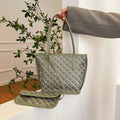 Tote Bag Shopping Bag Classic Large Capacity Two Suitcase Versatile Shoulder Handbag Different Size сумка женская