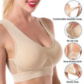Women Sport Bra S-6XL Hollow Out Women Sport Bra Fitness Yoga Running Vest Underwear Padded Crop Tops Underwear wireless gym top bras Breathable