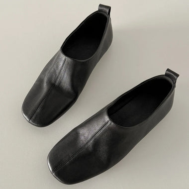 AIYUQI 2026 New Women's Flat Shoes Anti slip  Comfortable Women Shoes Square Head Low Cut Fashiona Female Loafers