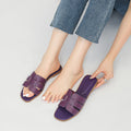 Women's Sandals Fashion Slippers Soft PU Breathable Non slip Rubber Bottom Shoes 2025 New Edition