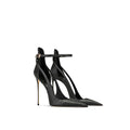 Black silk Chinese style sexy temperament sandals,2026 autumn and winter new item,pointed pointed thin heel high heels for women