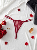 Sexy Lace Bra And Panty Set For Women, Halter Deep V Sheer Mesh Chemise, Bow Lingerie Sleepwear