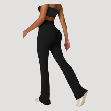 Women Yoga Pants New High Waist Flare Yoga Pants Women Bootcut Gym Workout Leggings Push Up Fitness Running Pilates Long Pants Sports Trousers