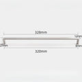96-320mm Pitch-row Long Cabinet Door Handle Modern Simple Handles for Wardrobe and Drawer Dresser Zinc Alloy Shoe Cabinets Pulls