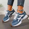 Women Sneakers Leather Casual Woman Lace Up Sport Shoes Luxury Platform Shoes Womens Leisure Light Anti-slip Running Shoes