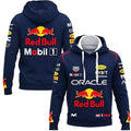 2026 New Red Bull Racing Team 3D Printed Motorcycle Hoodie Autumn/Winter Casual Hoodie Men's Sportswear Sweatshirt