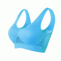 Women Sport Bra S-6XL Hollow Out Women Sport Bra Fitness Yoga Running Vest Underwear Padded Crop Tops Underwear wireless gym top bras Breathable