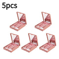 Brushes Small Complete Function Cosmetic Brushes Kit With Case And Mirror 5pcs Travel Size Makeup Brushes Set Mini Makeup