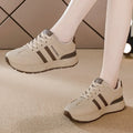 Chunky Sneakers Women Comfortable Breathable Women's Flat Bottom Casual Sports Shoes Spring Autumn Trendy Slip-On Large Size