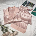 2PCS Pjs Sleepwear Set Sexy Print Women Pajama Trouser Suits Spring New Ice Silk Rayon Night Wear Homewear Loose Loungewear